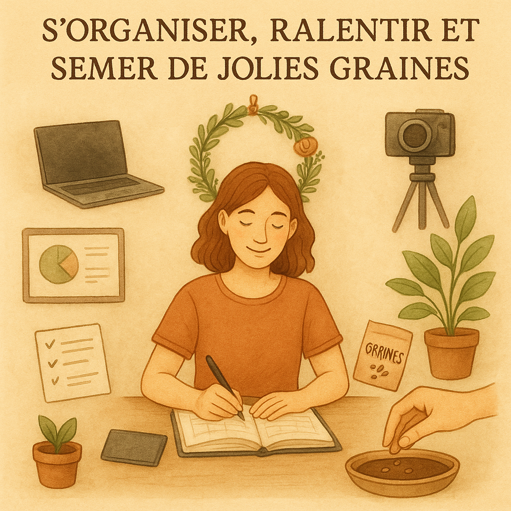 Organiser sa vie avec douceur et semer de belles intentions